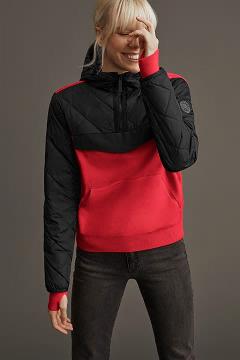 Chamarras Canada Goose Mujer Mexico - HyBridge Prendas De Punto Black Label Rojos ZT2683459